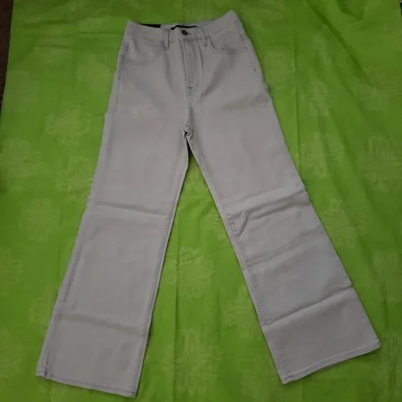 NWOT J Brand Joan Crop High Rise Jeans Powdered Wide Leg Size 27 - Picture 2 of 8